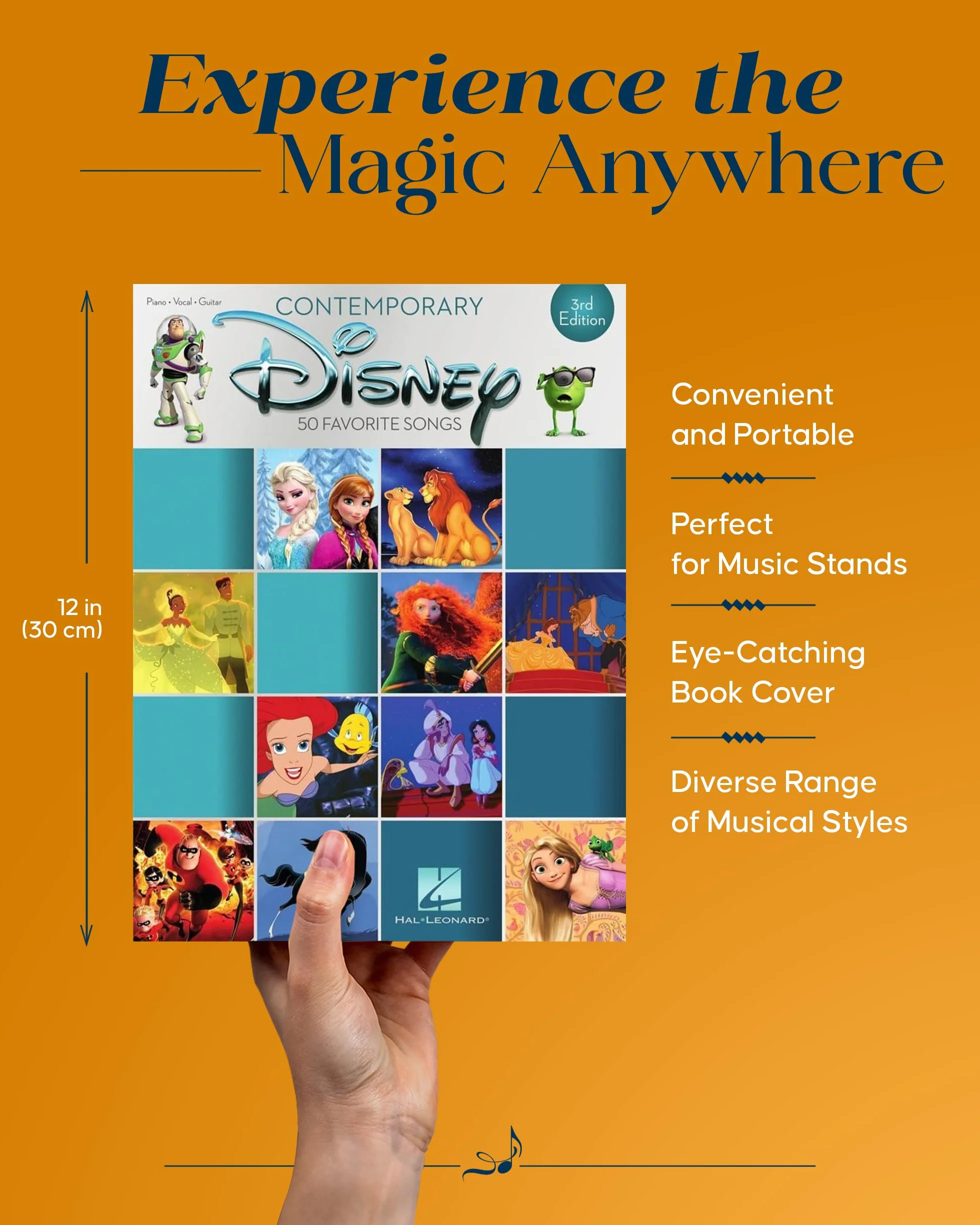 Disney 50 Favorite Songs Piano Voix Guitare 3rd Edition