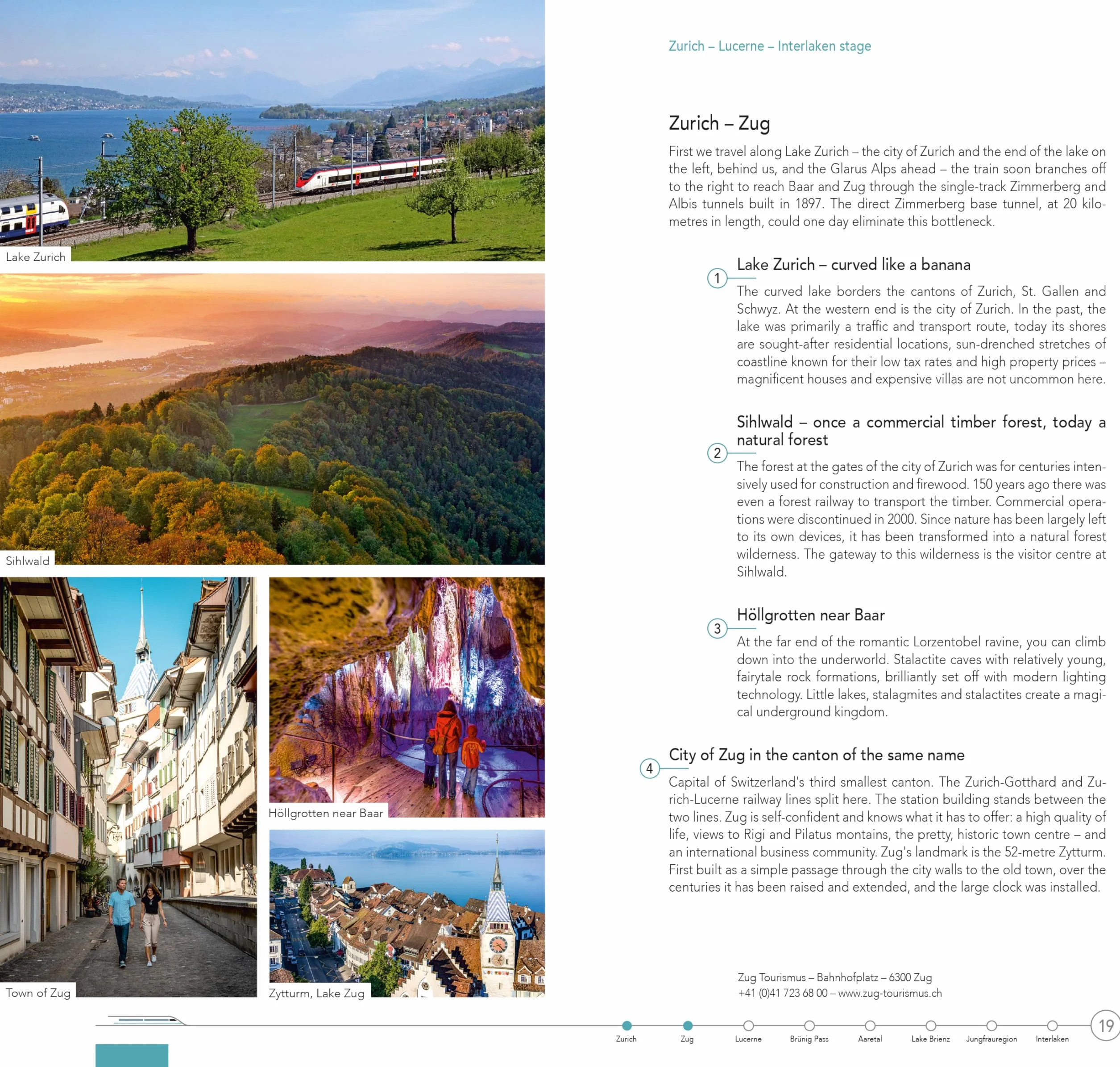 Hallwag Reiseführer Grand Train Tour of Switzerland: Comprehensive English Guide to Switzerland's Spectacular Attractions with Tips & Maps