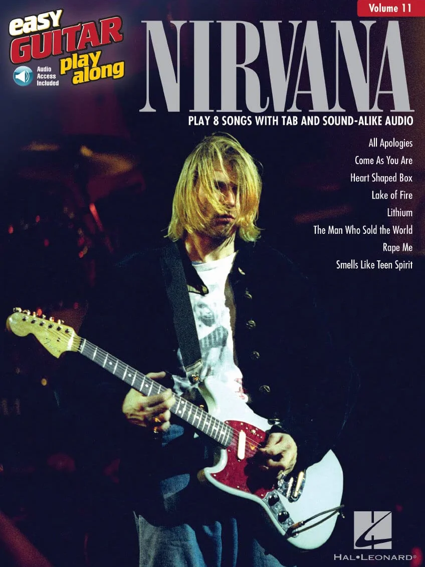 Nirvana Easy Guitar Play-Along Volume 11 Book/Online Audio